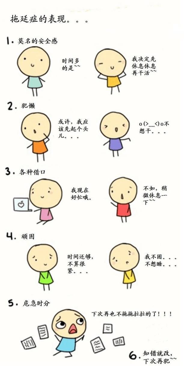 拖延症成因(拖延症主要原因)