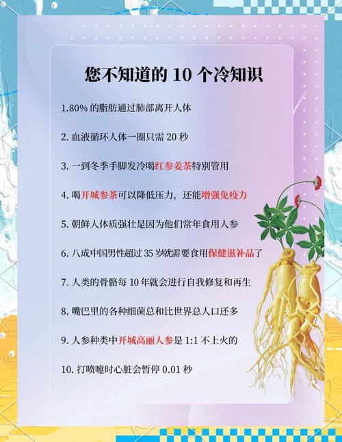 人体冷知识(人体冷知识科普)